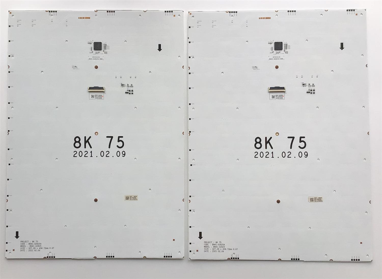 KIT DE LED'S PARA TV SAMSUNG 8K ( 10 PZ ) / NUMERO DE PARTE BN41-02825A / BN97-18029A / BN4102825A / 02825A / BN9718029A / 18029A / DFVC2130 / NB14300000 / 011006463327 / PANEL CY-TA075JLAV1H / MODELO QN75QN900AFZXA AA01 - Imagen 4